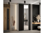 Boisona 7 Sliding Door Wardrobe 235.2/110/45 2 Doors White/Black/Black YCPF98789