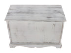 Chest of drawers/bench with 2 baskets and 2 drawers, 62x33x42cm, Boisona vintage white wardrobe, IONJ64781
