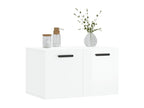 Glossy white wall cabinet, 60x36.5x35 cm, engineered wood, DKYS02298