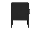 Elariva Premium - Black Bedside Table 35x35x51 cm Steel PKCJ71978