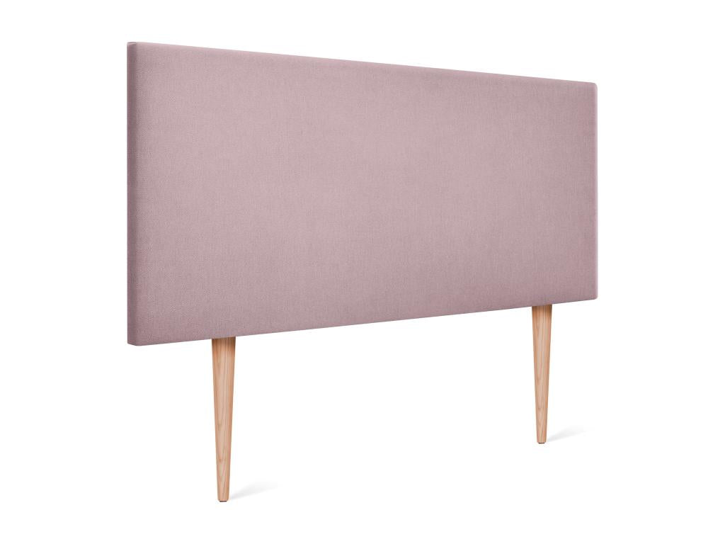 Boisona Smooth Fabric Headboard 95x105cm with Legs for 90cm Beds - Salmon FDHK32451