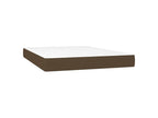 Boisona bed base with mattress, dark brown, 140x190 MKDF82986