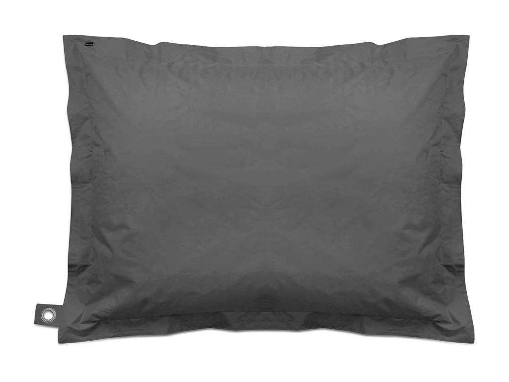 Gray polyester garden pouf 180x145 cm ERES86157