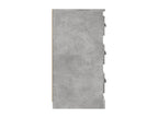 Concrete grey sideboard 70x35.5x67.5 cm engineered wood RYFP93479
