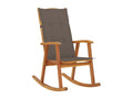 Rocking chair with cushions, solid Boisona wood, YRGM69333