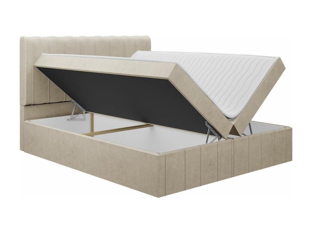 Boisona Continental Bed 106 Double Continental Gray 180x200 Tapestry 180x209cm LRZL64800