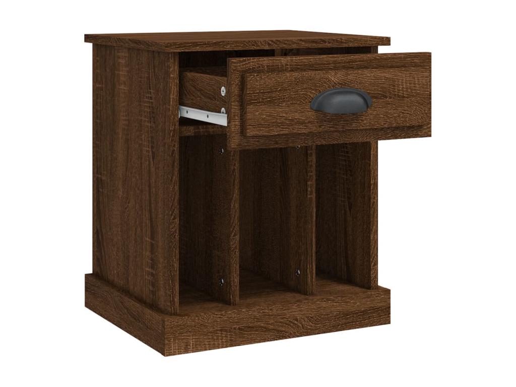 2-piece bedside tables, brown oak, 43x36x50 cm, TSIA94181