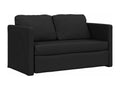 2-in-1 black sofa bed 112x174x55 cm faux leather VIYA51751