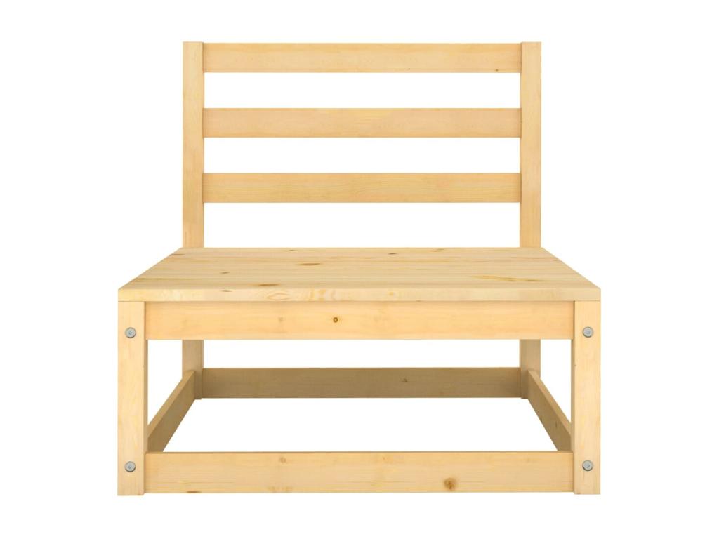 7-piece garden furniture set in solid pine wood HTUZ63570