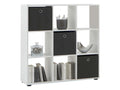 Boisona Freestanding Shelf with 9 Compartments, White FAIN37393