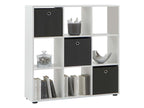 Boisona Freestanding Shelf with 9 Compartments, White FAIN37393