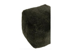 Square Sheepskin Pouf 45cm Green CXOR37570