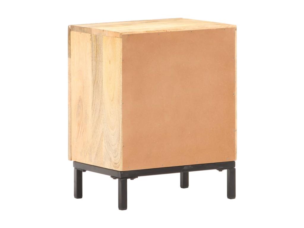 Bedside table 40x30x51 Solid mango wood CVEO62598