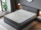 Boisona Mattress 105x190cm, 24cm Thick - High-Density Foam - Multi-Zone Comfort System USJX60744