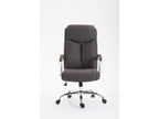 Office chair - Fabric / Chrome metal - Dark grey - Boisona TXLM99581