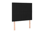 2-piece headboard set, black, 90x5x78/88 cm, fabric ADAR75319