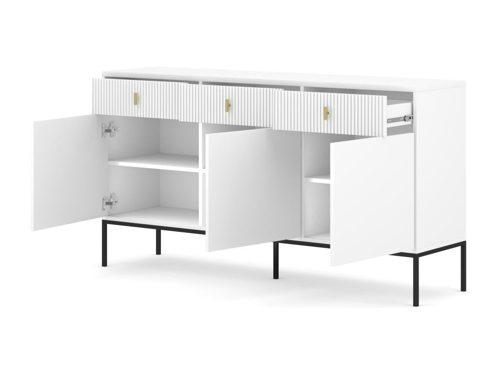 Boisona Sideboard SB154 3D3D 154x39x83 White FEZM70891