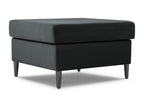 Boisona - Boisona pouf in dark grey velvet - 70x70x45cm DLUT49002