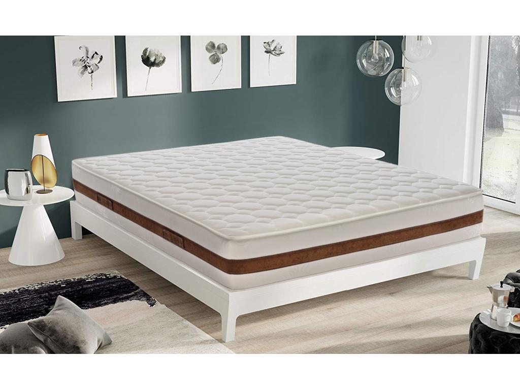 Memory foam mattress with 5 cm of memory foam, 22 cm high, Boisona model, 100x190 cm, VLGY35186