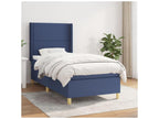 Boisona bed base with mattress, blue, 90x200 cm, fabric, TGHS25020