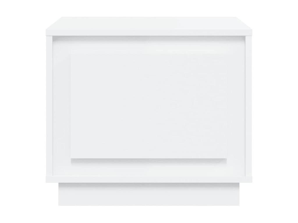 White coffee table 51x50x44 cm engineered wood WYNC04351