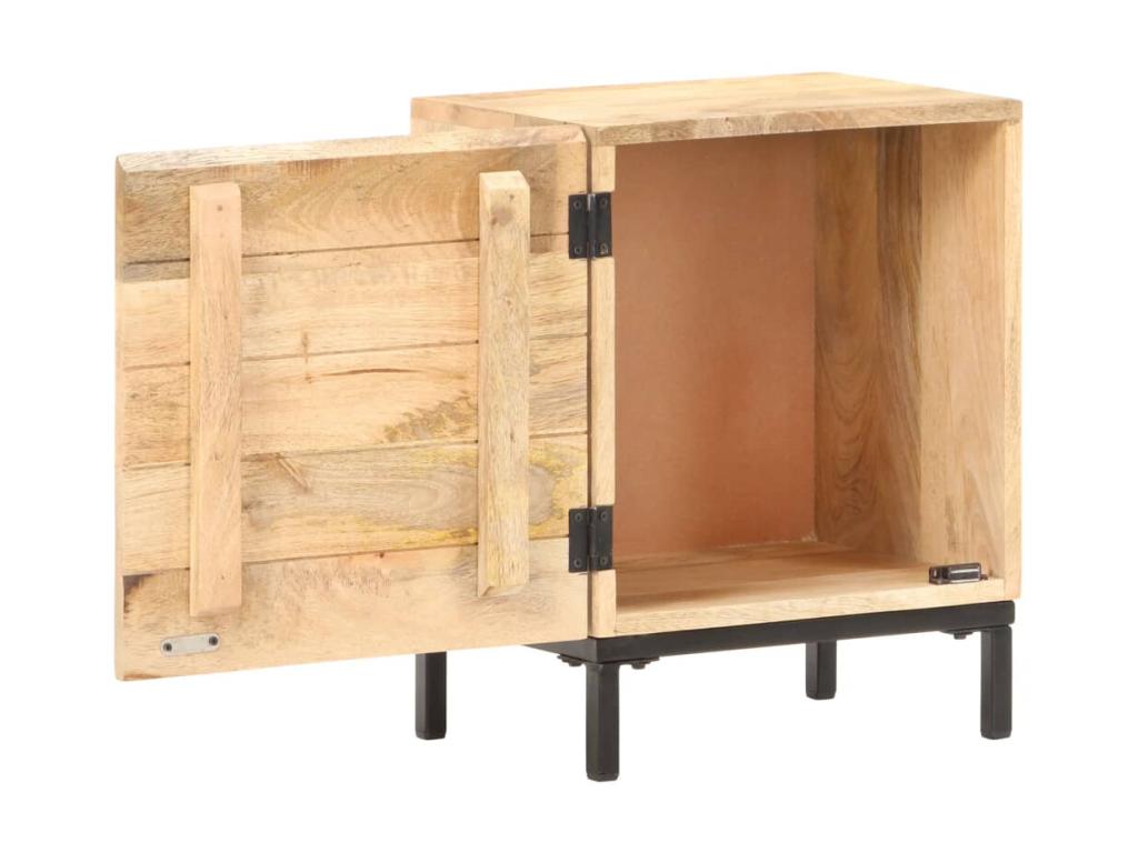 Bedside table 40x30x51 Solid mango wood CVEO62598