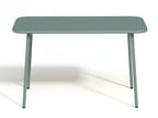 Children's metal garden table, 80 cm long - Almond green - Boisona LFHJ48911