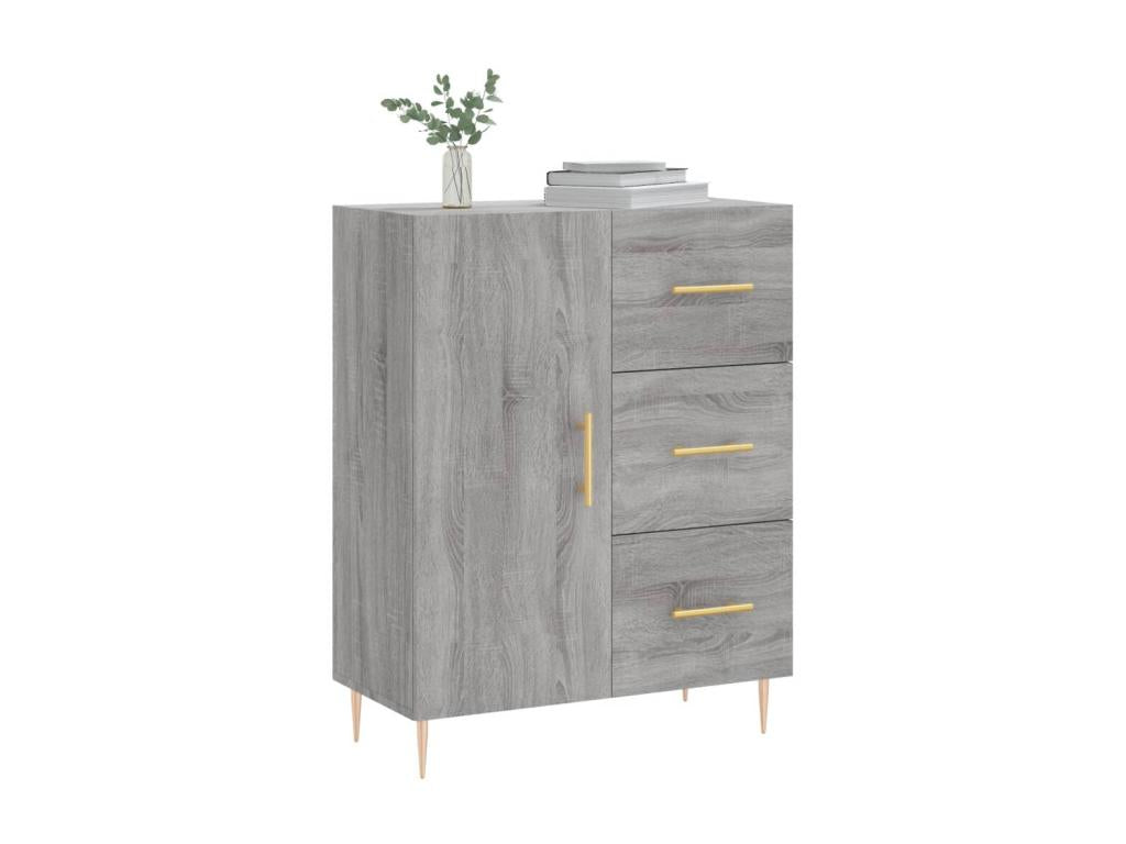 Boisona grey sideboard 69.5x34x90 cm engineered wood ZUJV47051