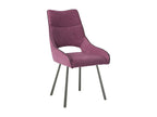 Boisona - Set of 4 Fabric Chairs, Purple Color CYIX71071