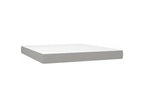 Boisona bed base with light grey mattress 160x200 Fabric SUOT34693