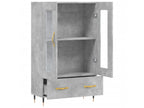 High sideboard, concrete grey, 69.5x31x115 cm, engineered wood, UGTB43511