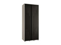 Boisona 8 Sliding Door Wardrobe 235.2/120/60 2 Doors White/Black/Black QECB38879