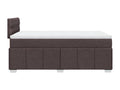 Boisona bed base with mattress, dark brown, 120x200 cm, NQDZ53926