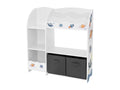 Boisona children's shelf with 8 storage compartments and 2 removable boxes HPKC03008