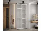 Boisona 7 Sliding Door Wardrobe 235.2/110/45 2 Doors White/Black/Black YCPF98789