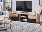 Boisona TV Stand Brown/Black HBDQ54074
