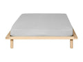 Bed pack with 160x200 cm mattress, solid beech wood, Boisona BEMV22216