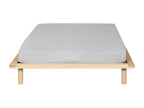 Bed pack with 160x200 cm mattress, solid beech wood, Boisona BEMV22216
