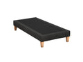 Upholstered bed base, dark night - Boisona 2x100x210 LDFQ86452