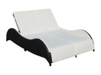 Black resin sun lounger/deckchair 200x132x45 cm 02 0012729 NEKJ94300