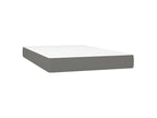 Boisona bed base and mattress with LED lighting, Dark Grey, 120x200 cm, VQKI50532