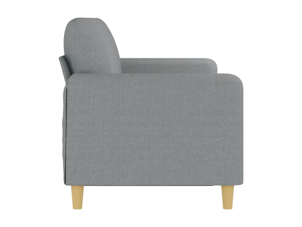 3-seater sofa, light grey, 180 cm, fabric LKQC42252