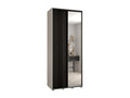 Boisona 7 Sliding Door Wardrobe 235.2/110/45 2 Doors White/Black/Black YCPF98789