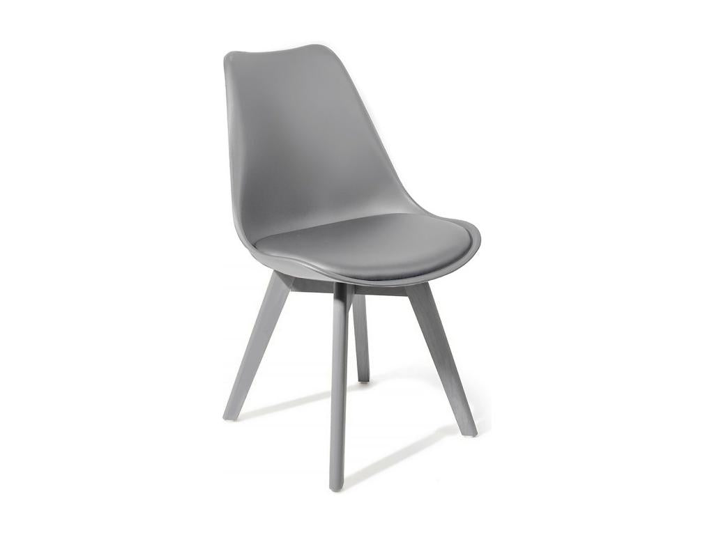 Set of 4 GREY chairs HJKC68019
