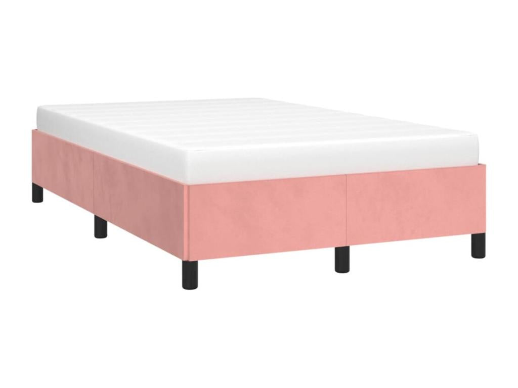 Pink velvet bed frame 120x190 CFBS23065