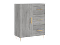 Boisona grey sideboard 69.5x34x90 cm engineered wood ZUJV47051