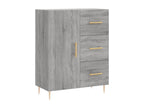 Boisona grey sideboard 69.5x34x90 cm engineered wood ZUJV47051