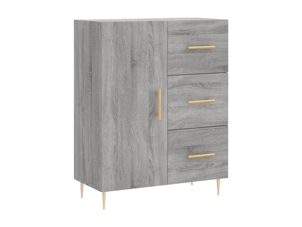 Boisona grey sideboard 69.5x34x90 cm engineered wood ZUJV47051