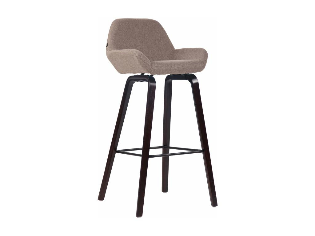 Brown wooden bar stool/chair, 52x51x103 cm, 10 0005286 WAAO56185