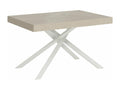 Boisona extendable table 90x140/244 cm cashmere white legs VXTQ30163